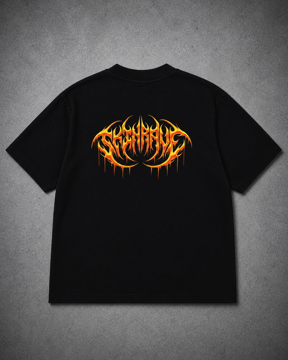 TECHNO TEE - MELTED ORANGE SKINRAVE