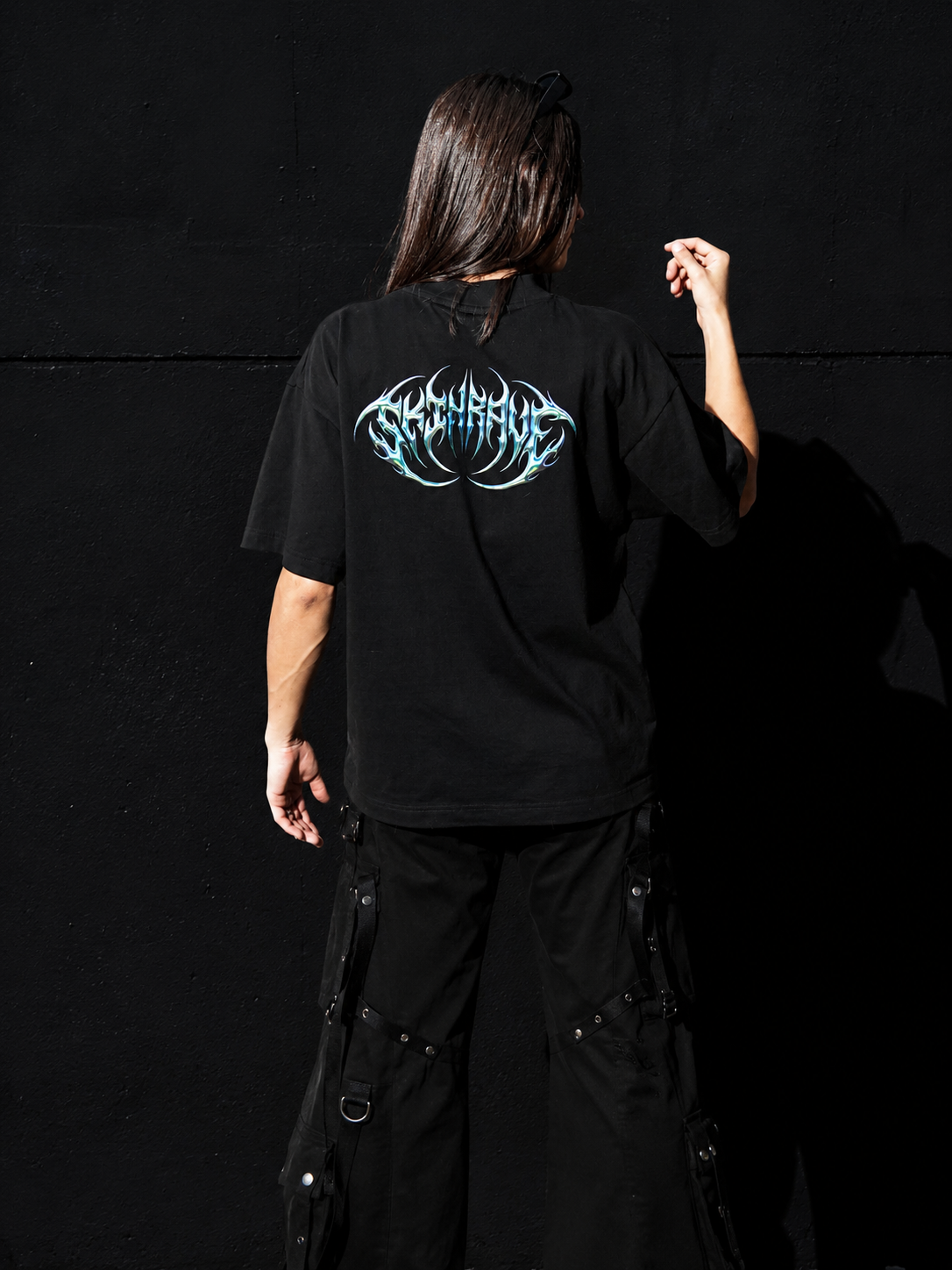 TECHNO TEE - ELECTRIC BLUE SKINRAVE