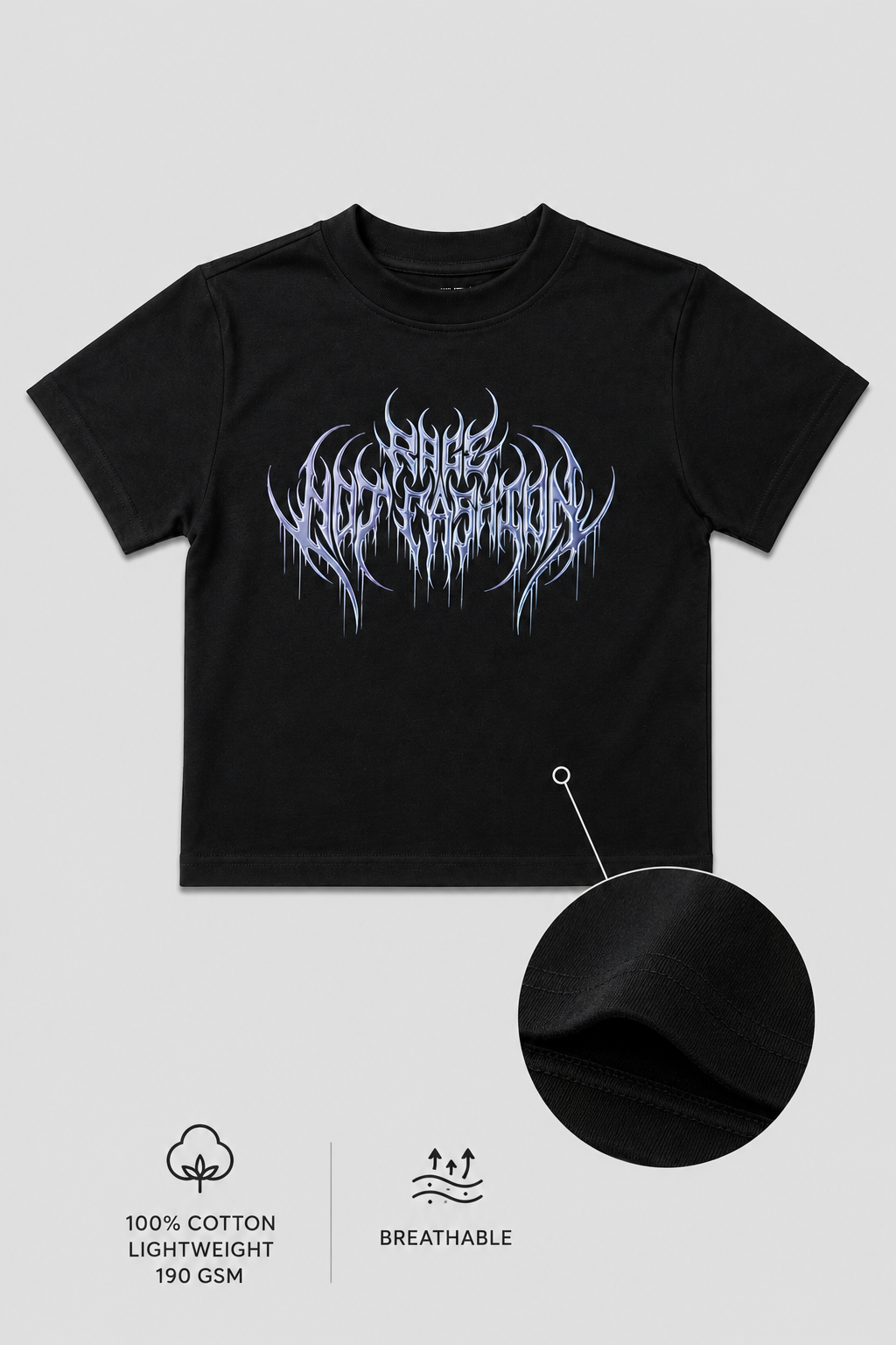 TECHNO BABY TEE (RAGE NOT FASHION)